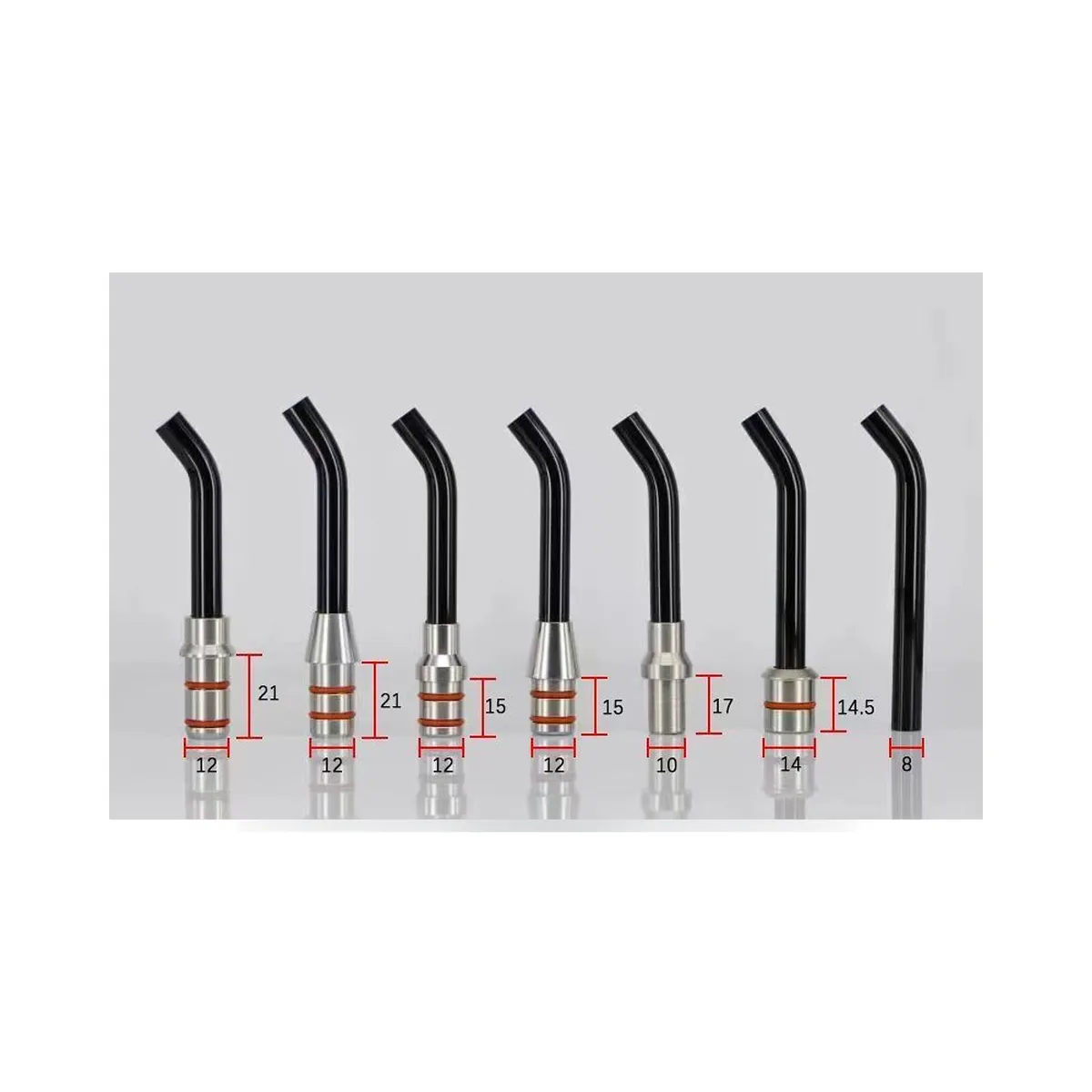 More Dent replacement optical light guide head for dental curing light.