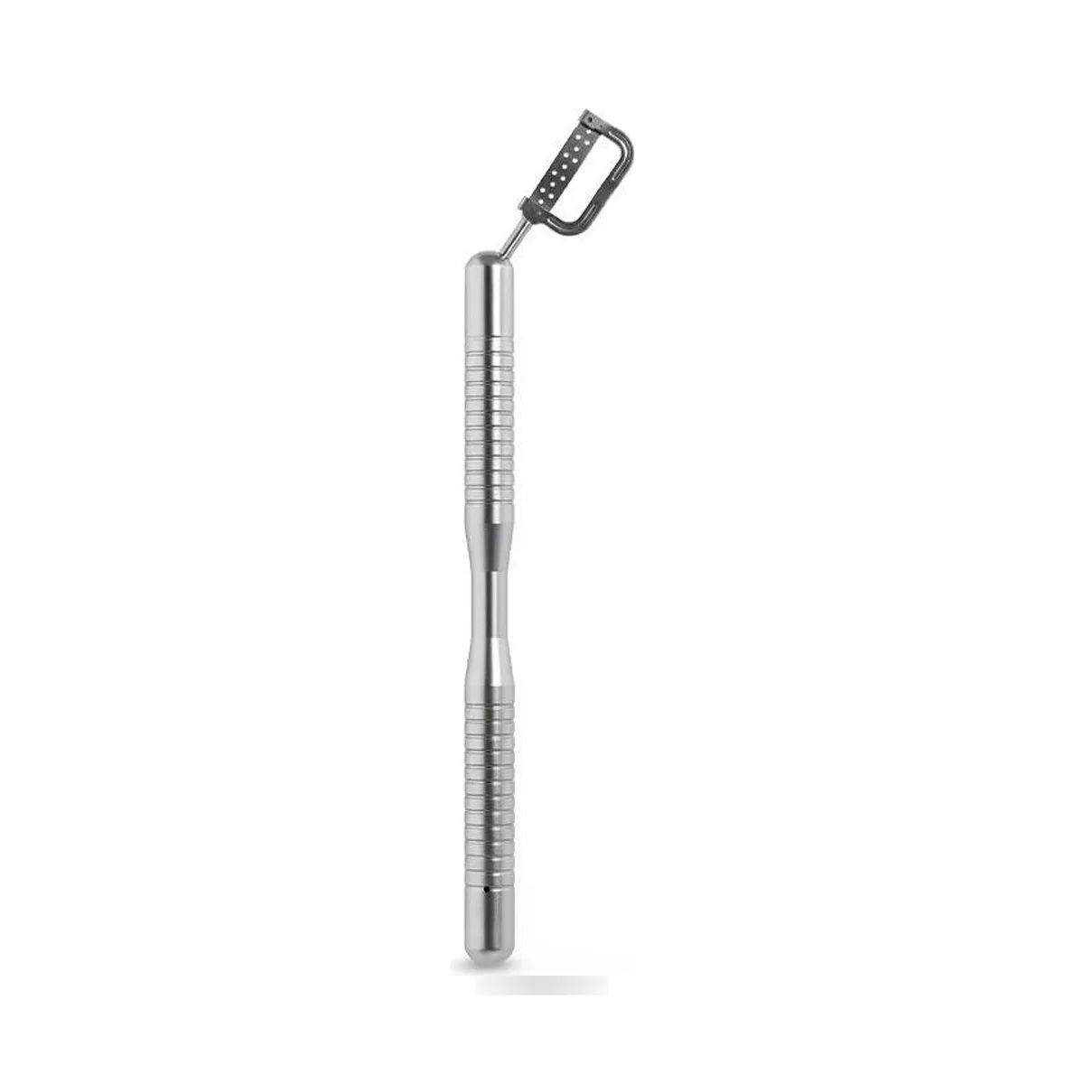 More Dent 4:1 metal contre-angle for orthodontic stripping with interchangeable strips.