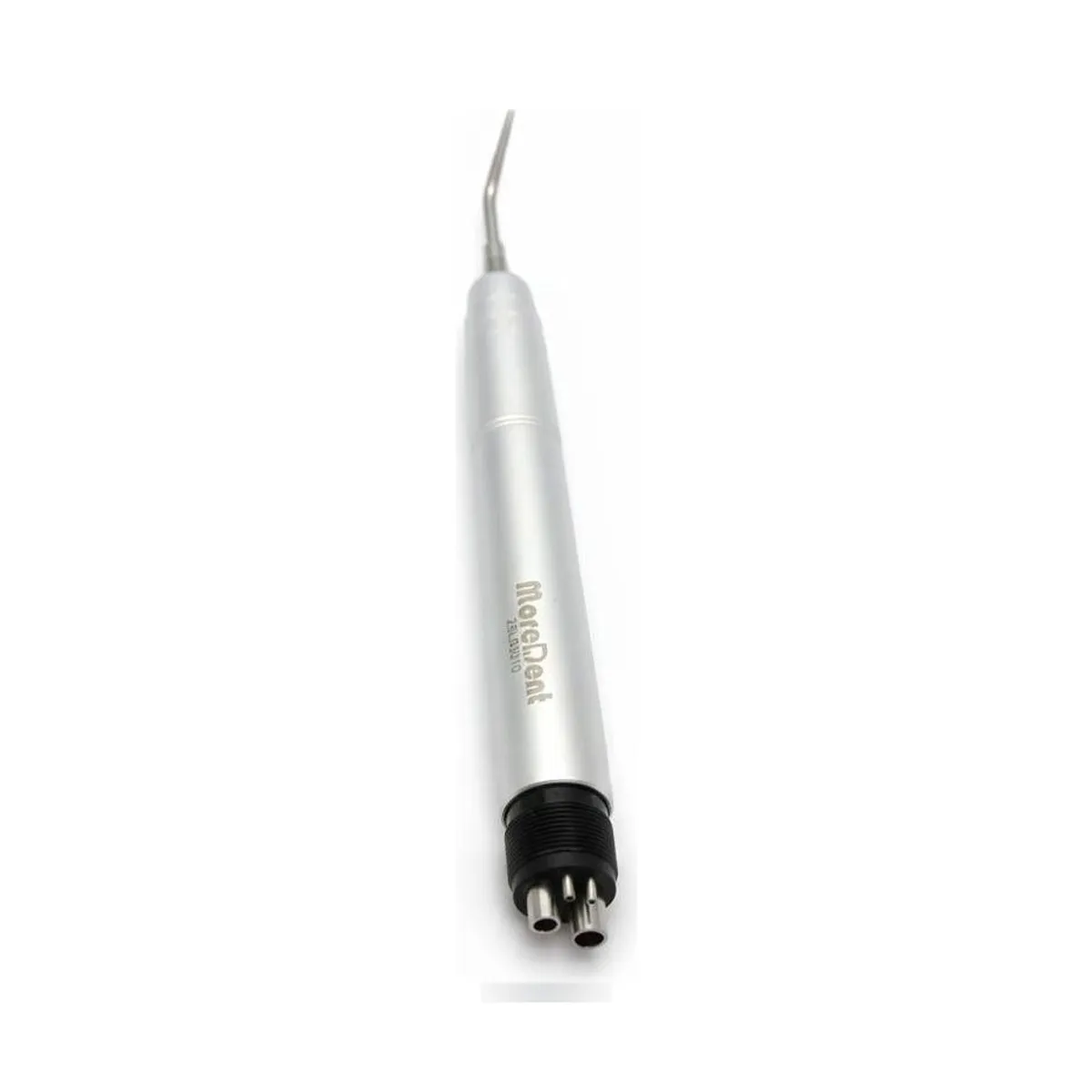 Détartreur pneumatique Air Scaler More Dent avec trois inserts G1, G2 et P3.