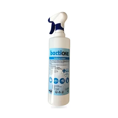 1-litre bottle of Bactione surface disinfectant by GMS.