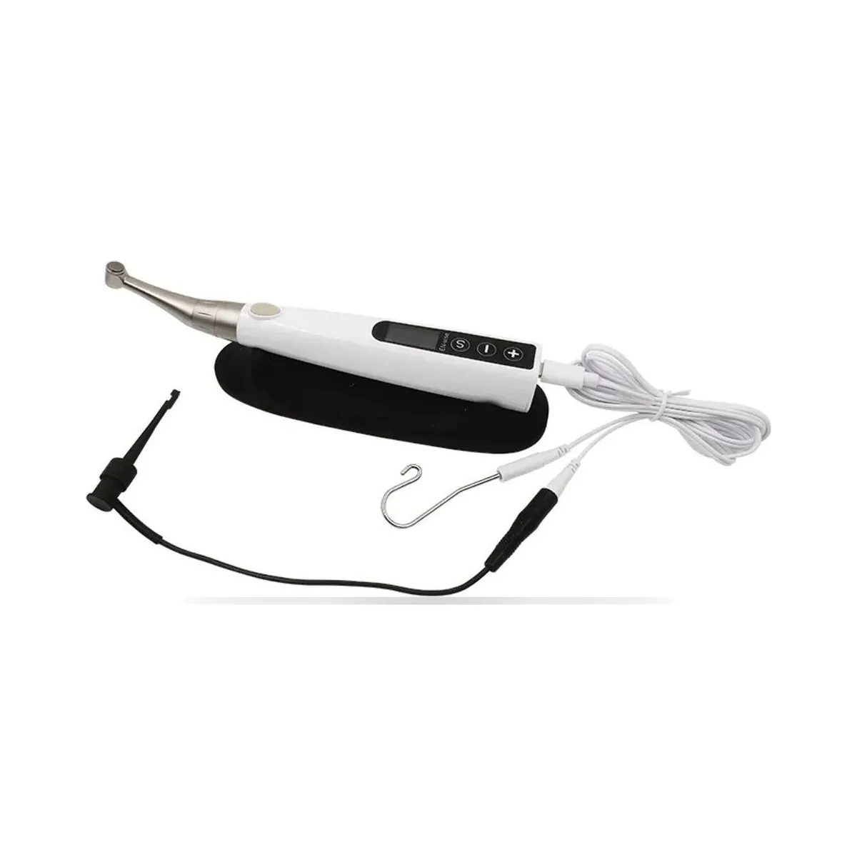 Moteur endodontique sans fil More Dent EN-WISE avec tête standard et écran de contrôle.