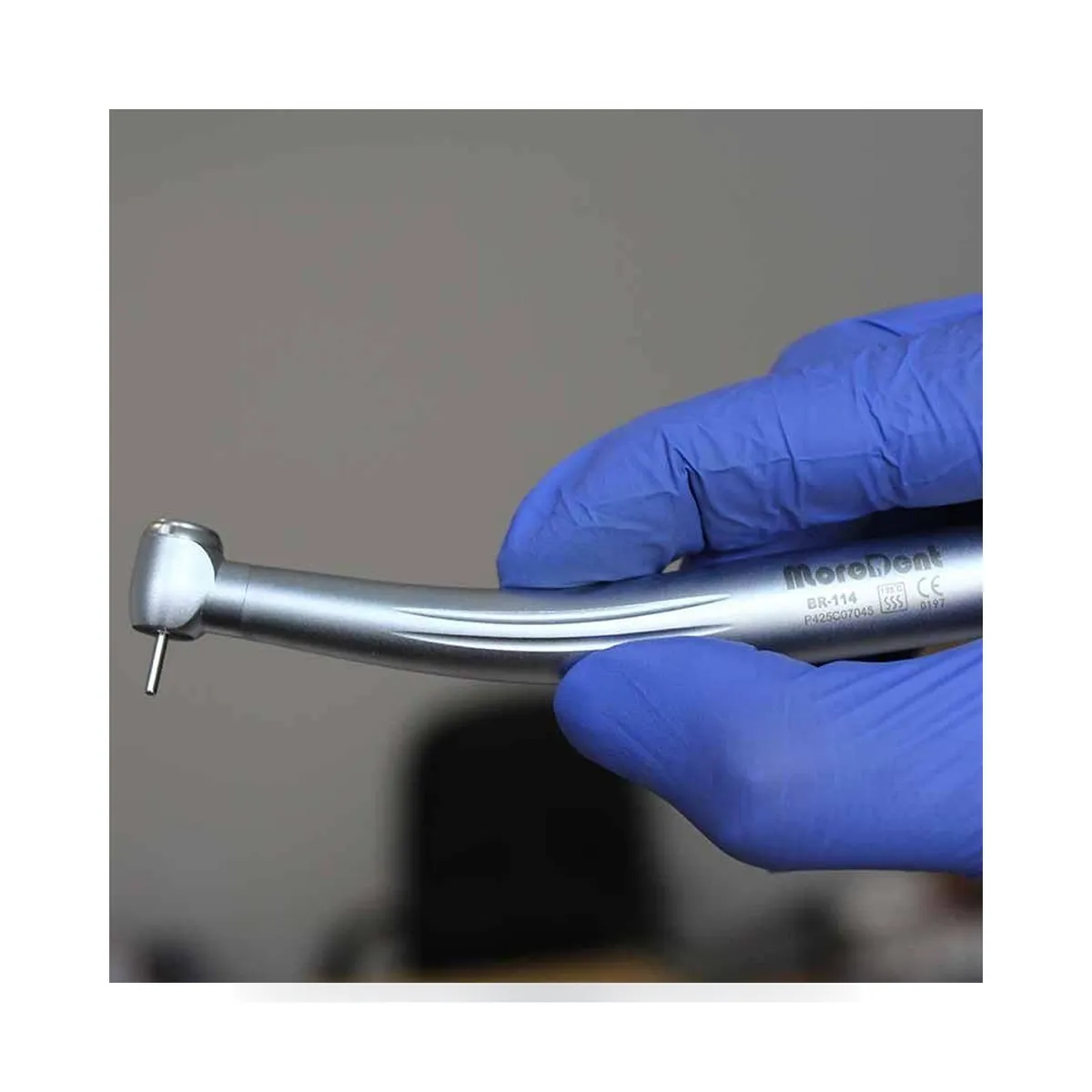 More Dent BR-114P4 metal push-button standard head dental turbine
