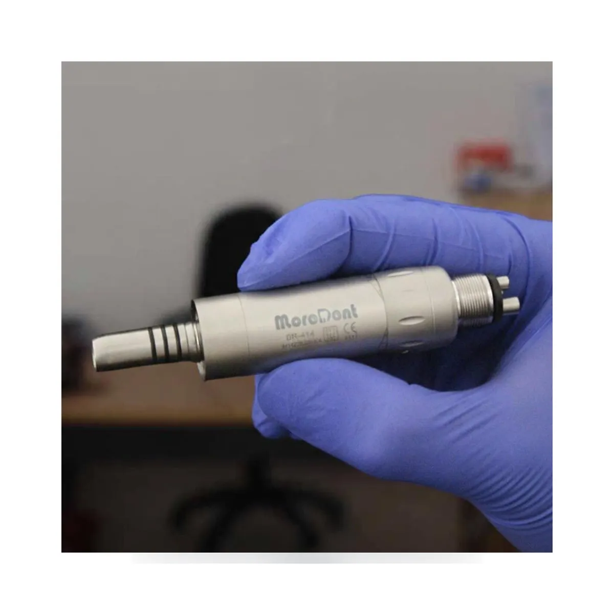 More Dent 4-hole metal air micromotor with connector and LED ring