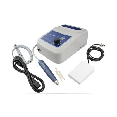 BR-709 control unit with polishing handpiece and control pedal.