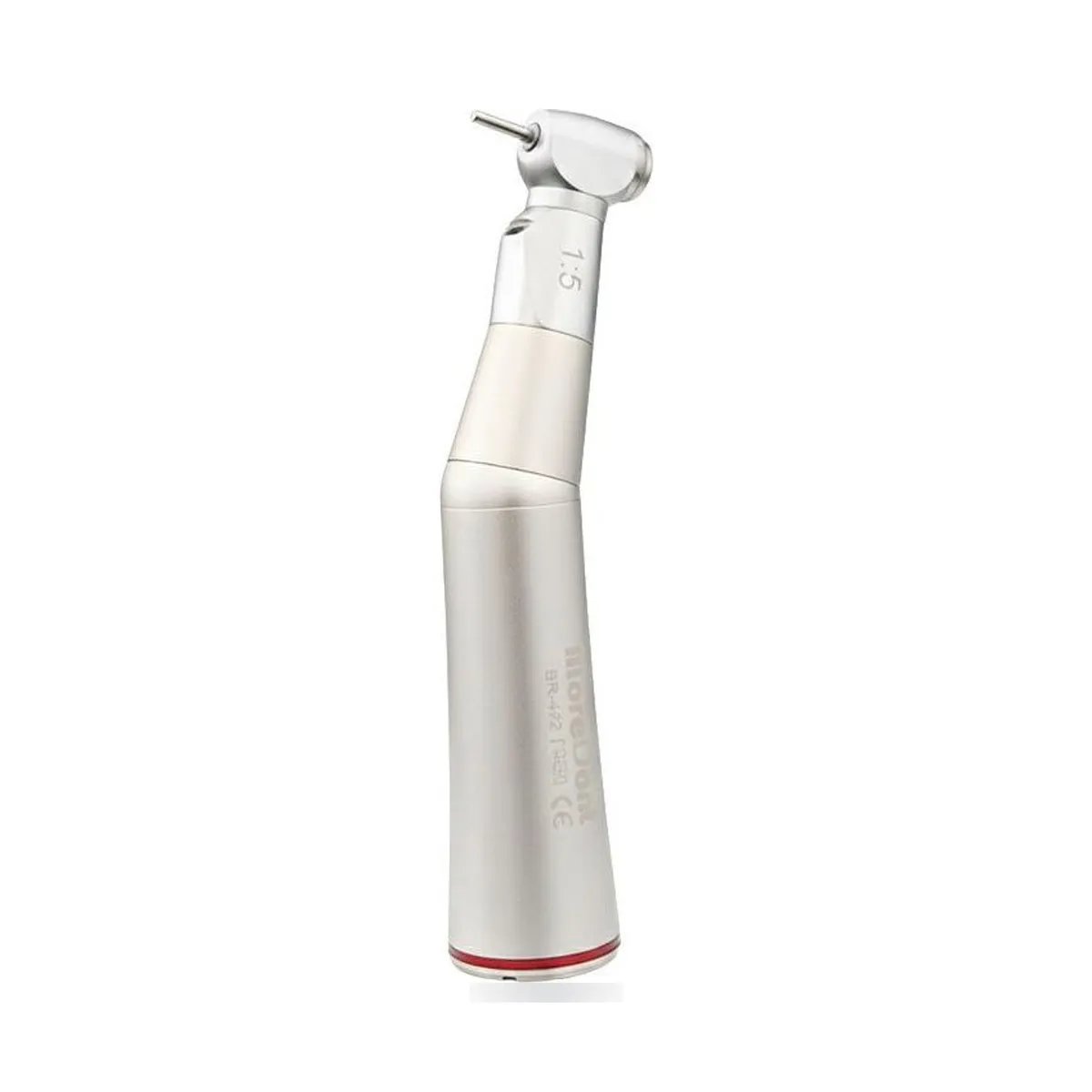 Contre-angle multiplicateur 1:5 More Dent BR-422-5P en acier inoxydable avec fibre optique