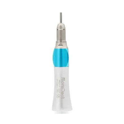 Metal More Dent BR-414B-S straight handpiece for dental micromotor.