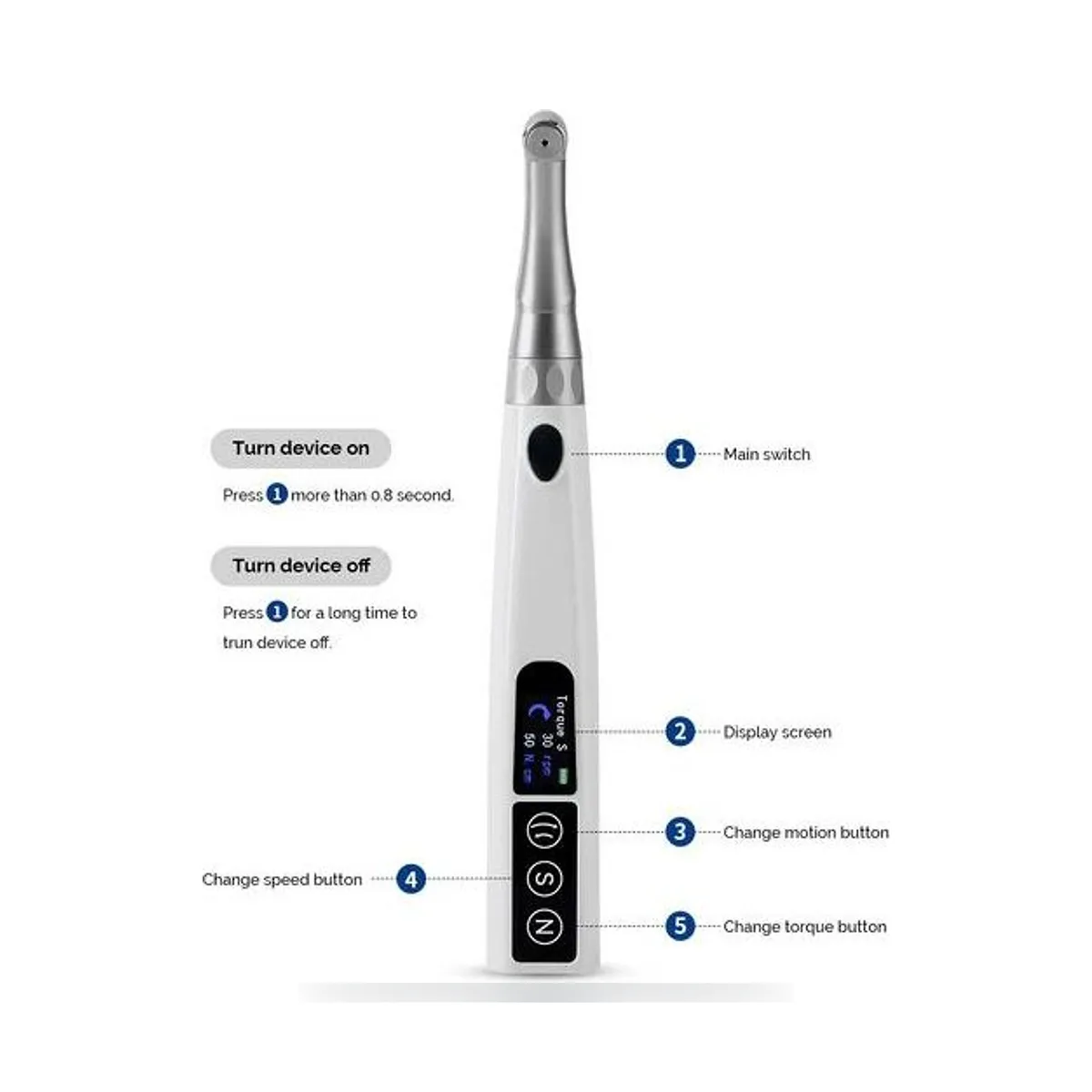 Clé dynamométrique électrique sans fil More Dent BR-216 et son coffret de 16 tournevis