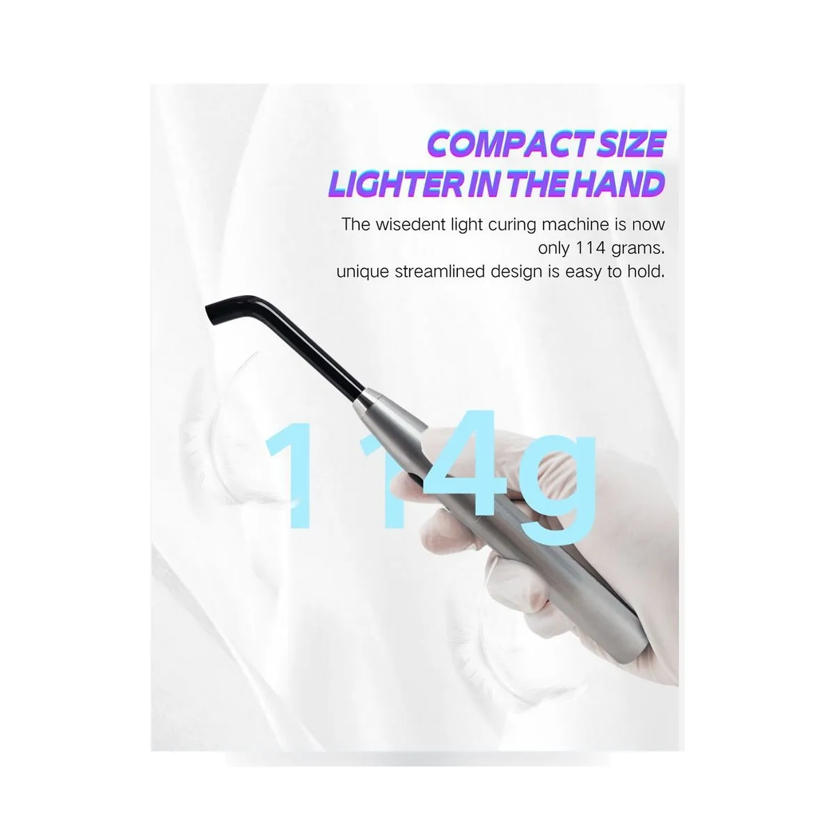 More Dent BR-616pro cordless aluminium dental light curing unit.