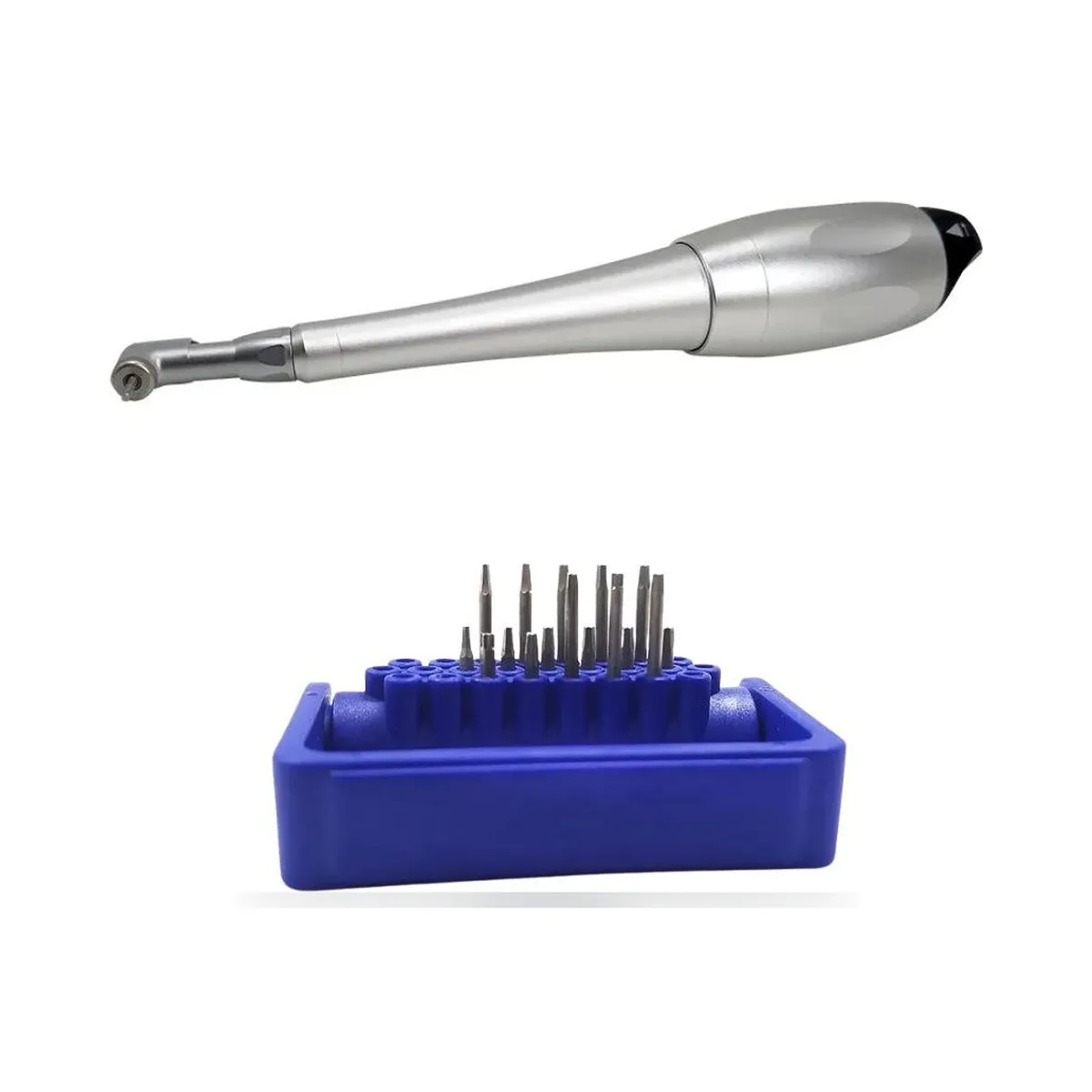 Kit with torque wrench and 16 implant screwdrivers More Dent BR-412T.