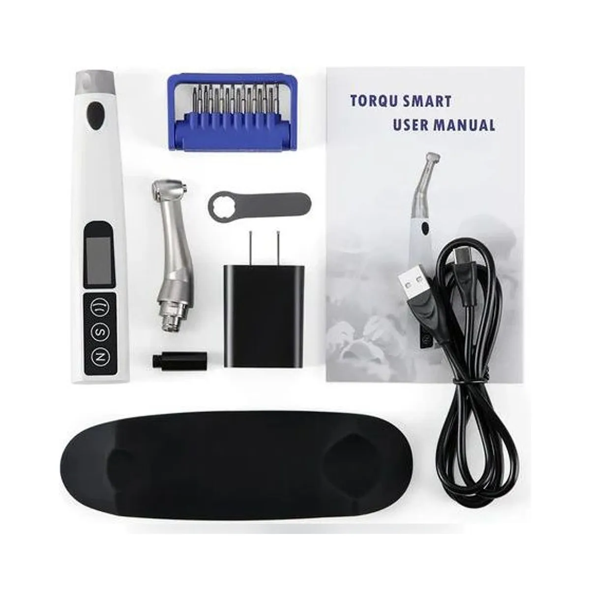 Clé dynamométrique électrique sans fil More Dent BR-216 et son coffret de 16 tournevis