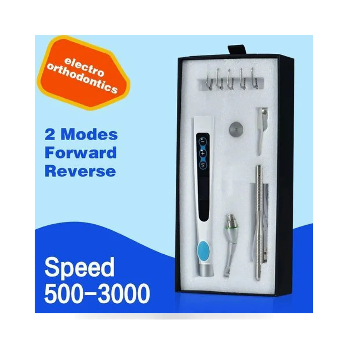 Micromoteur sans fil More Dent BR-218 avec têtes IPR et polissage interchangeables