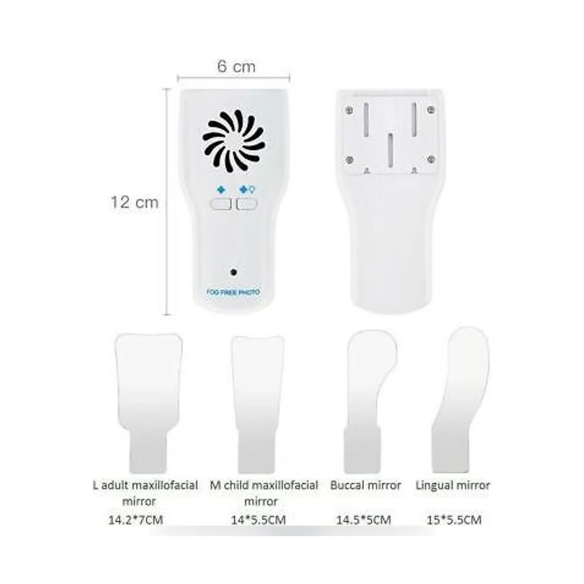 More Dent BR-509 intraoral photography mirror handle with LED lighting.