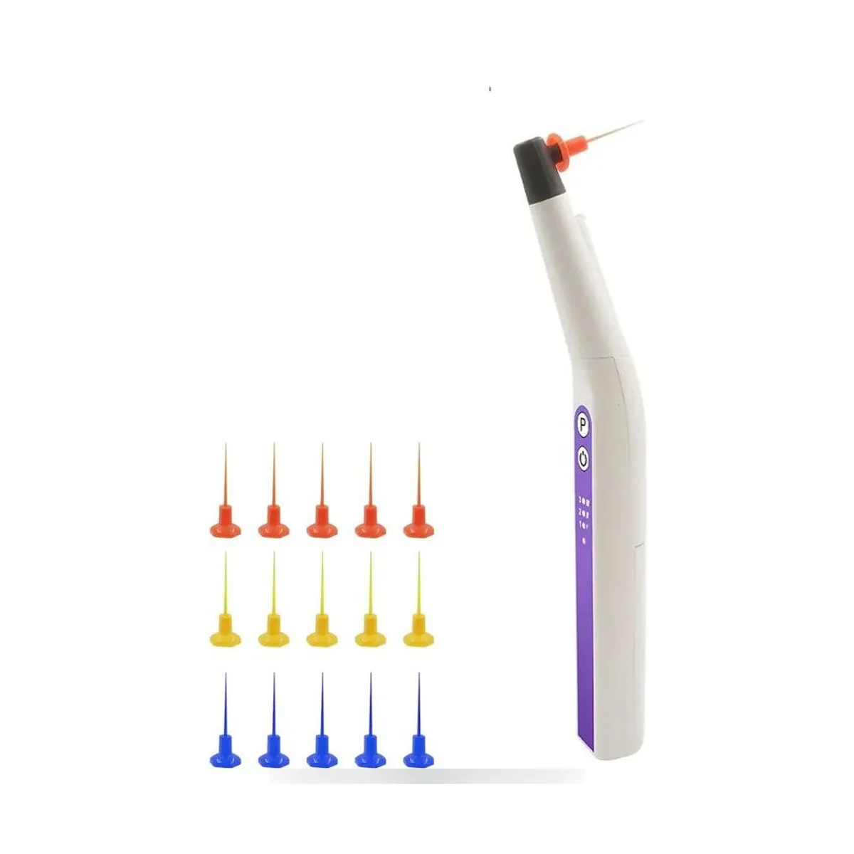 Pièce à main de l'activateur canalaire More Dent BR-207N avec embout et éclairage LED.