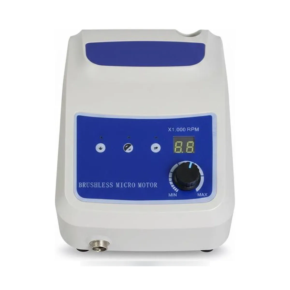 BR-709 control unit with polishing handpiece and control pedal.