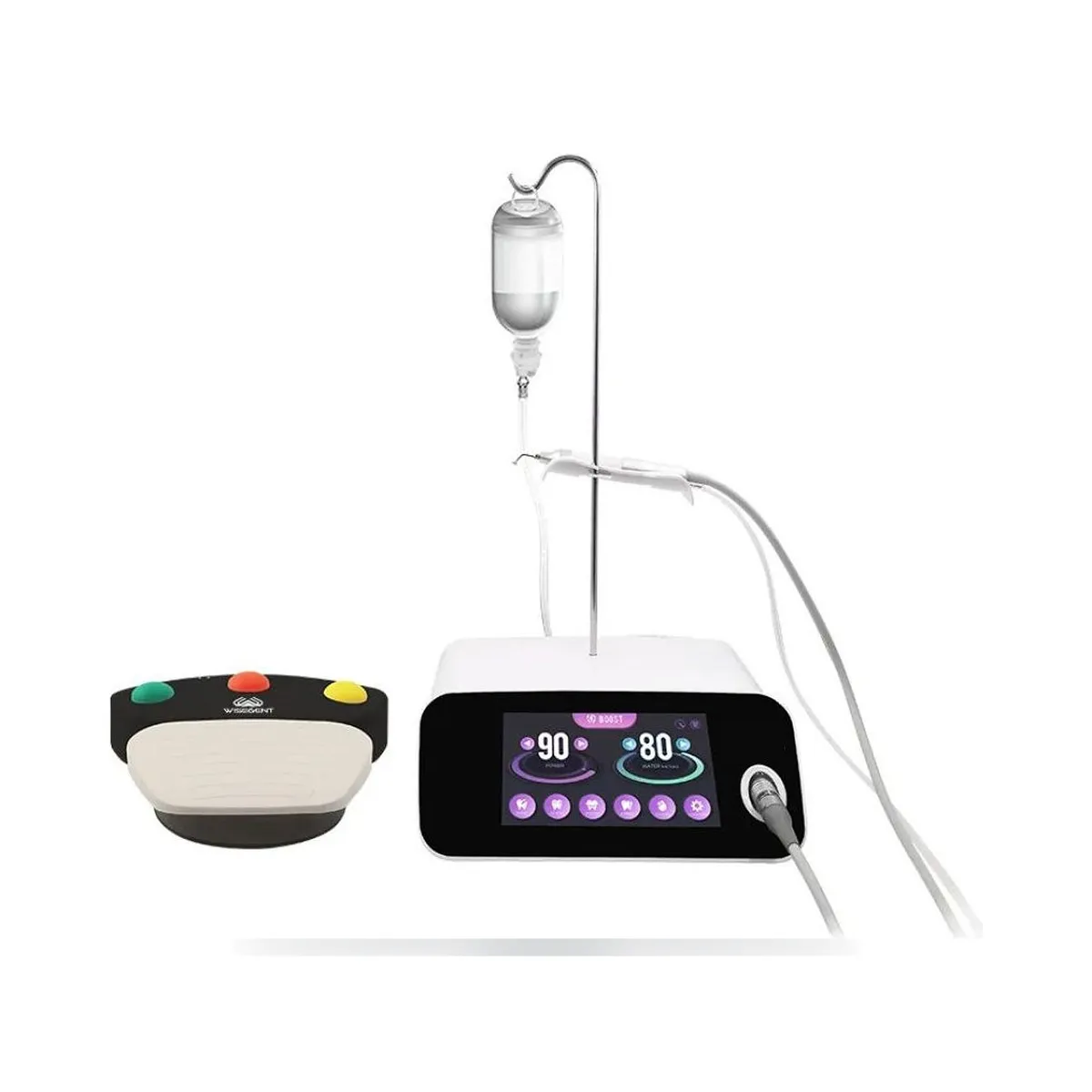 Console de chirurgie piézoélectrique Piezo Wise Pro WiseDent avec pièce à main et tige porte-sérum