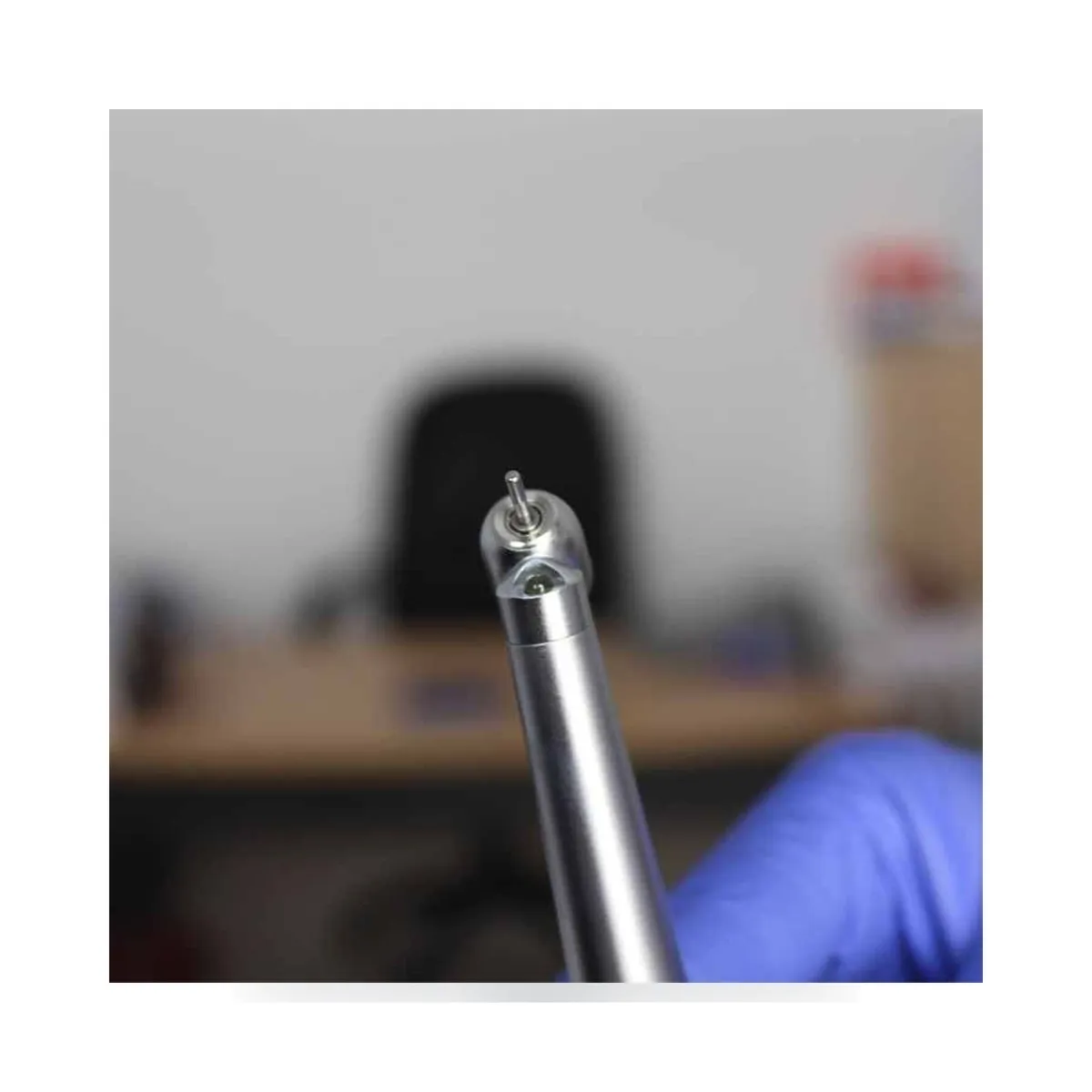 More Dent 45-degree dental turbine with LED and 4-hole connection
