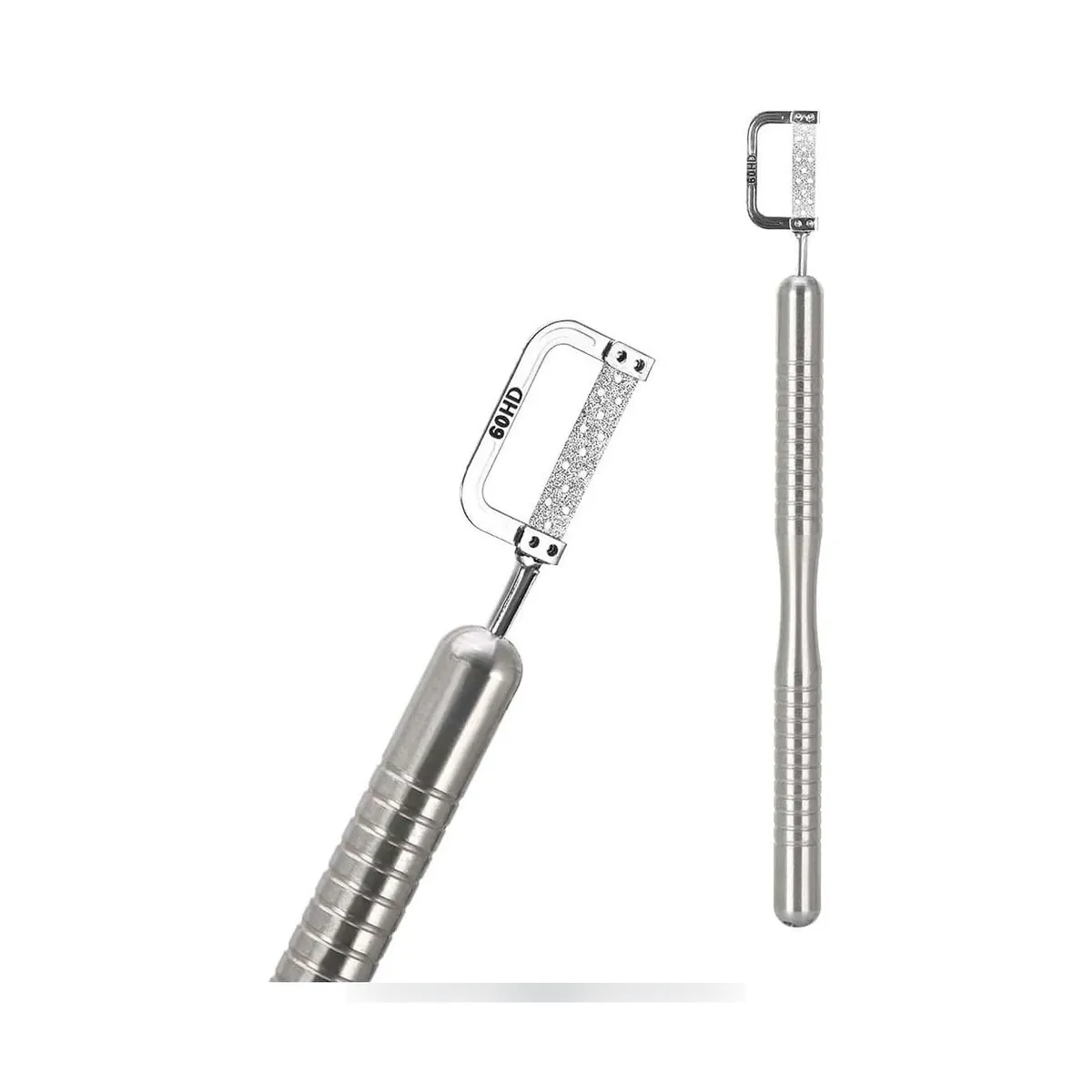 Manual stripping handle with assortment of five More Dent abrasive strips.
