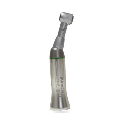 More Dent 10:1 reduction contre-angle in stainless steel with push-button head