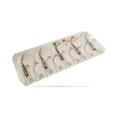 Box of 5 More Dent scaling tips including G1, G2, G4, and P1 tips.