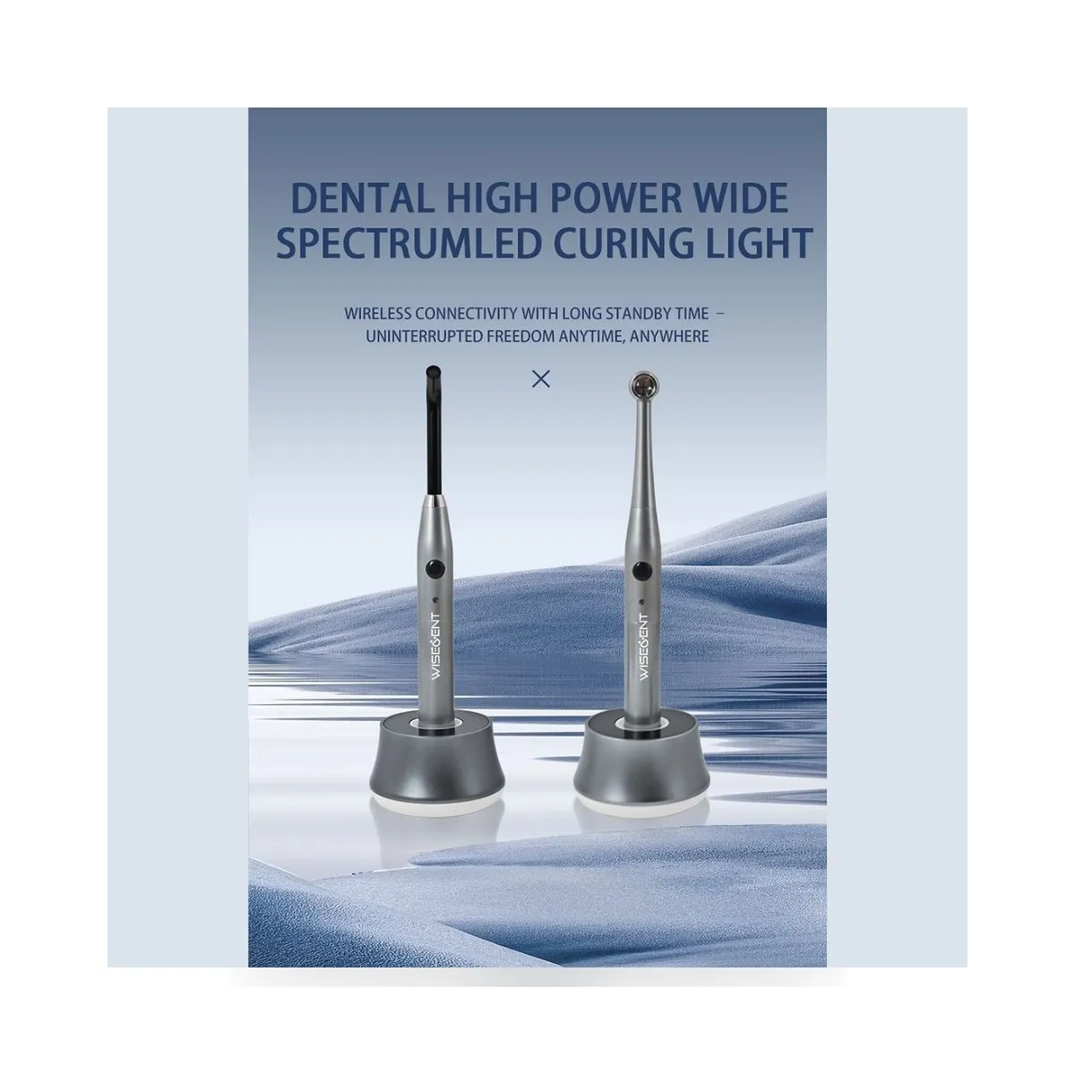 More Dent BR-616pro cordless aluminium dental light curing unit.