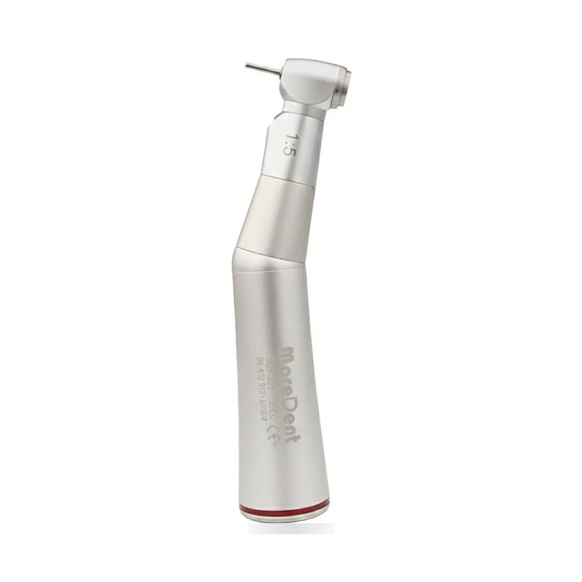 Contre-angle multiplicateur 1:5 More Dent BR-422-5P en acier inoxydable avec fibre optique