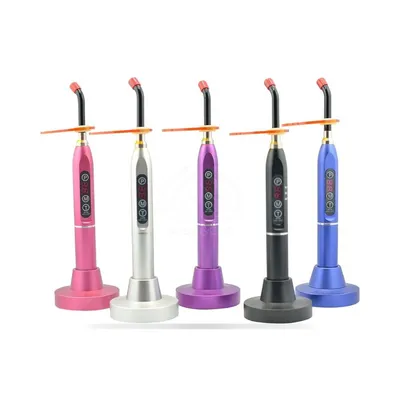 More Dent BR-603 dental LED curing light with aluminium body.