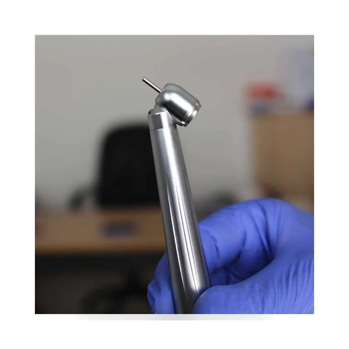 More Dent 45-degree dental turbine with LED and 4-hole connection