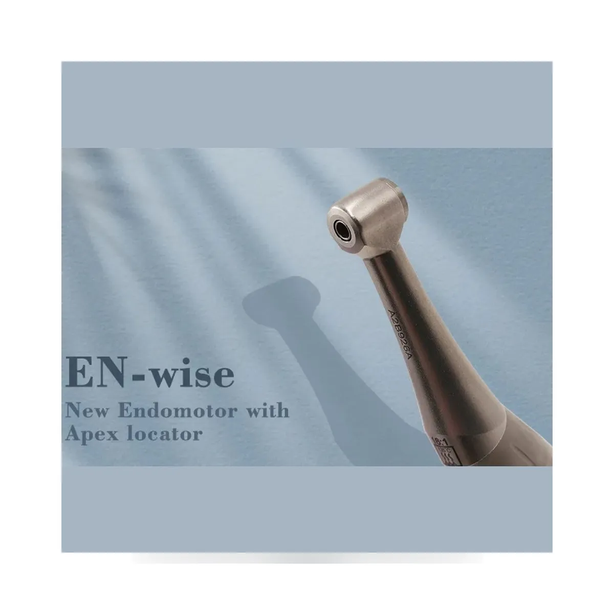 Moteur endodontique sans fil More Dent EN-WISE avec tête standard et écran de contrôle.